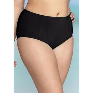 KENNETH COLE Plus Size 2X High Waist Swim Bottom NWT $58